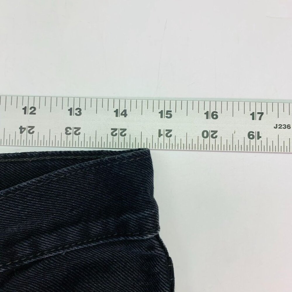 Levi's '(94 Baggy Wide Leg Raw Hem Cotton Denim Jeans Size 25 - Picture 12 of 15